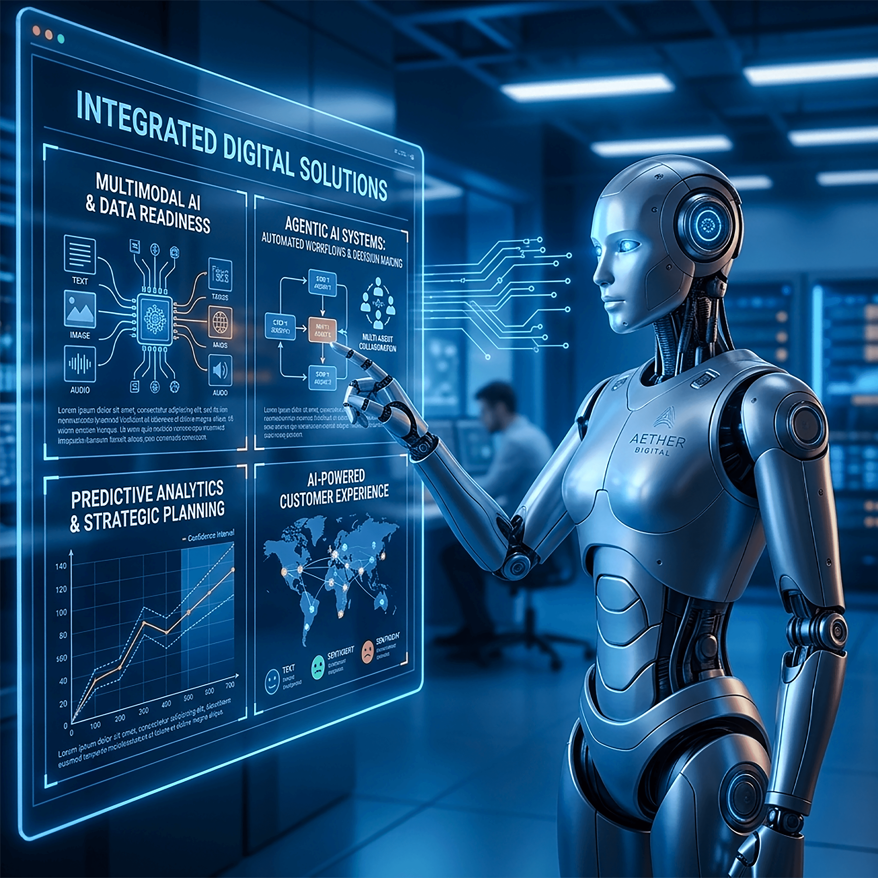 حلول الذكاء الاصطناعي وتعلم الآلة