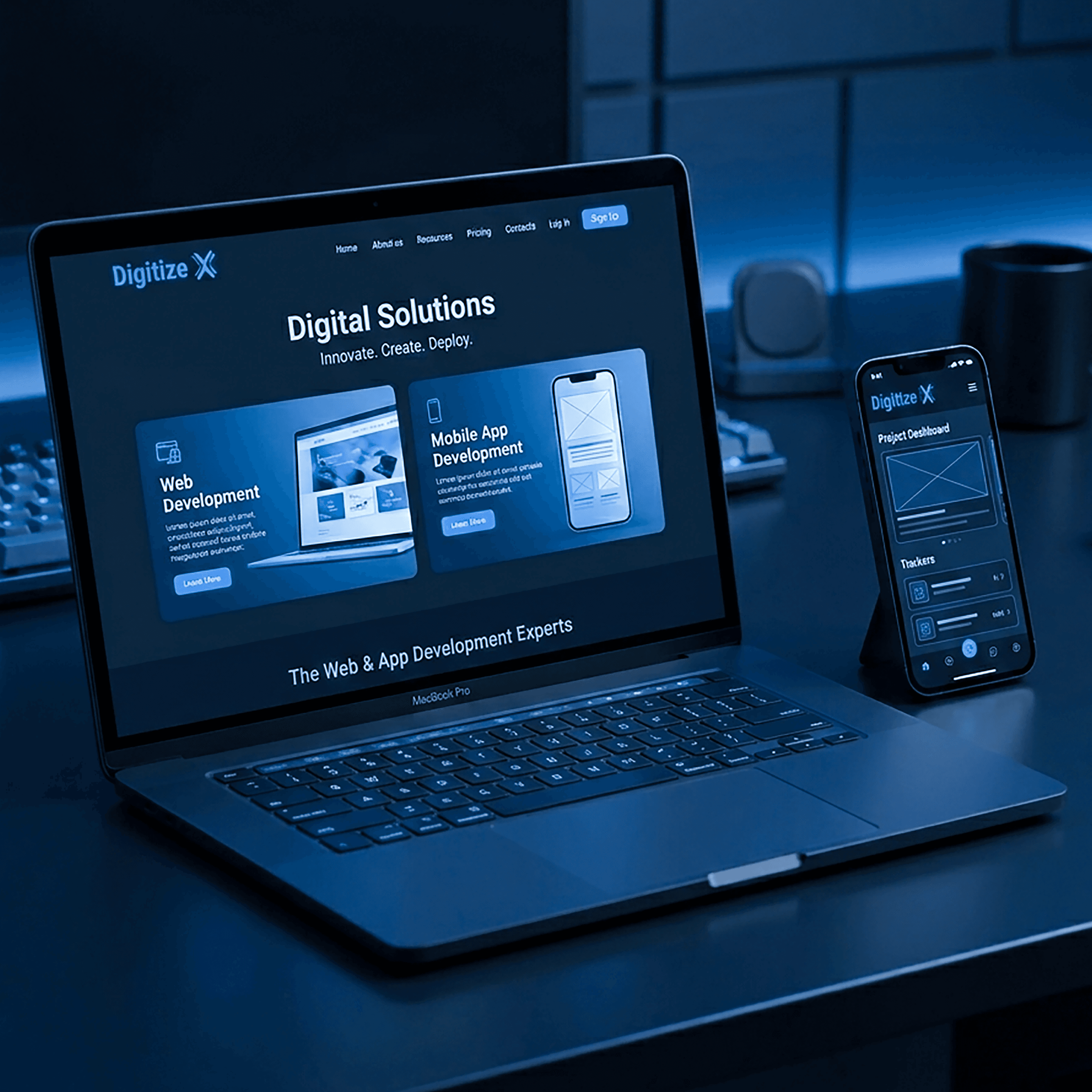 تطوير المواقع والتطبيقات